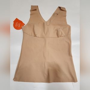 Commando Control Women's size Large True Nude Control V-Tank